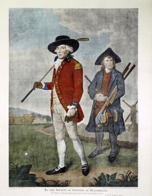 To the Society of Goffers at Blackheath, print, c19th century. Artist: Unknown