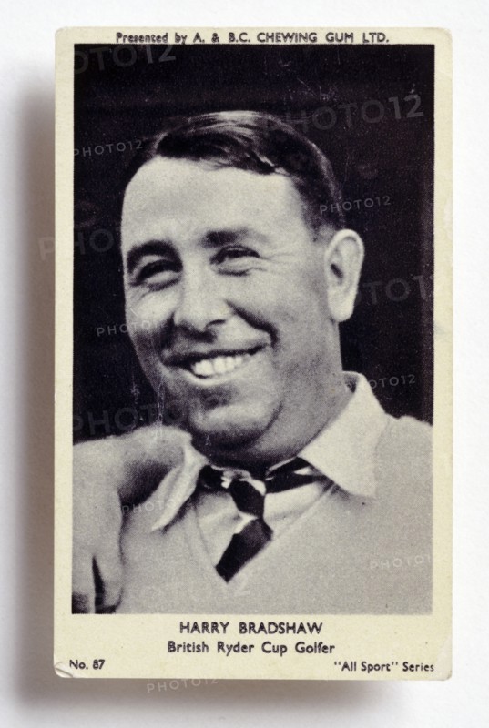Harry Bradshaw, British Ryder Cup golfer, c1950s. Artist: Unknown