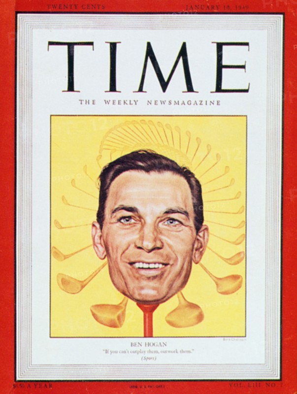 Ben Hogan, American professional golfer, 1949. Artist: Unknown