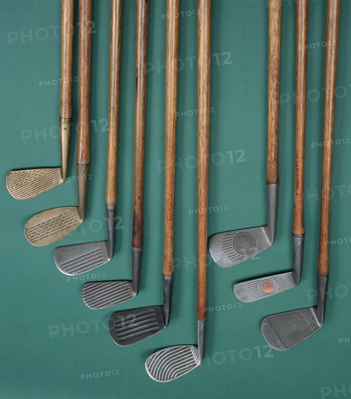 Golf club faces, c1920s. Artist: Unknown