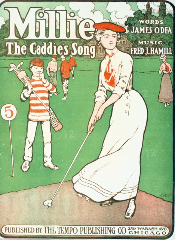 Millie - The Caddie's Song, sheet music cover, American, 1901. Artist: Unknown