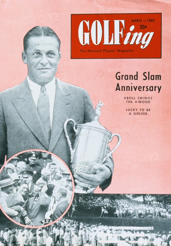 Bobby Jones, cover of Golfing magazine, American, April 1960. Artist: Unknown