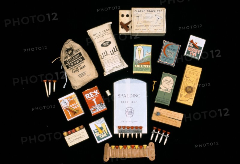 Golf tees, mainly American, 1915-1930. Artist: Unknown