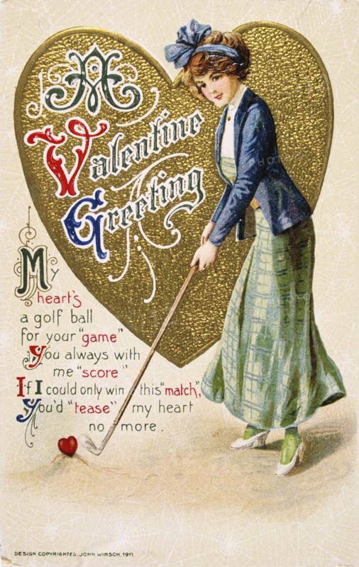 Embossed valentine card, Germany, c1911. Artist: Unknown