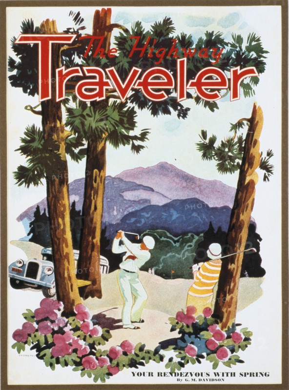 Cover of The Highway Traveler magazine, c1926. Artist: Unknown