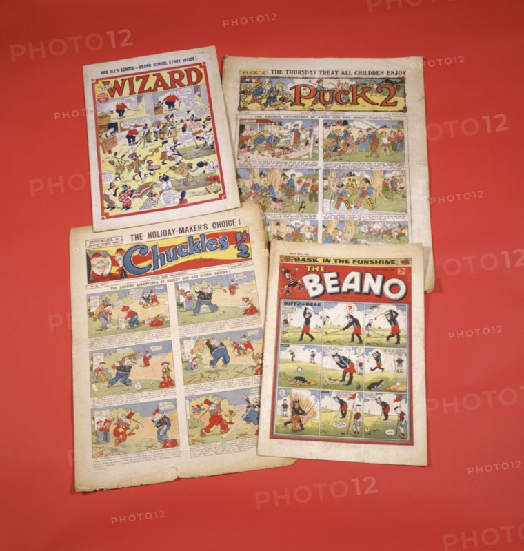 Children's comics with golfing themes, c1950s-c1960s. Artist: Unknown