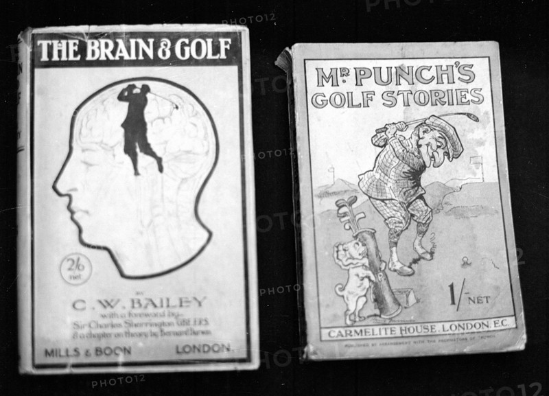 The Brain & Golf and Mr Punch's Golf Stories, books, British, c1900. Artist: Unknown