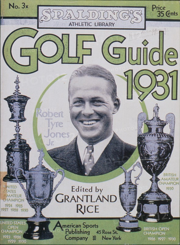 Golf Guide 1931, featuring Bobby Jones, American, 1931. Artist: Unknown