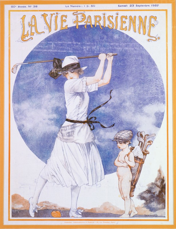 Cover of La Vie Parisienne, French magazine, 23 September 1922. Artist: Unknown