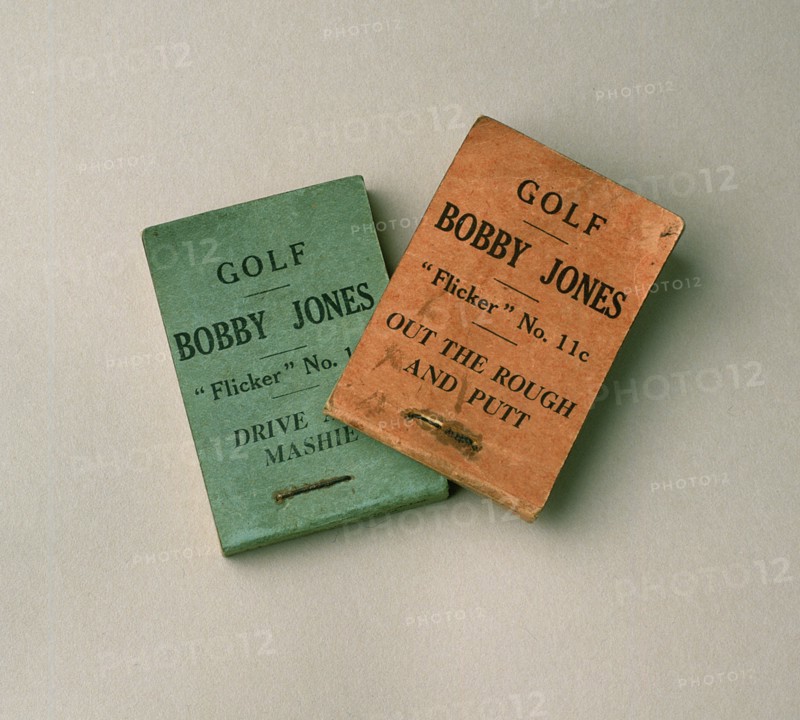 Bobby Jones flick books, 1930s. Artist: Unknown