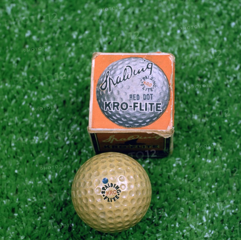 Kro-Flite golf ball, 1922.  Artist: Spalding