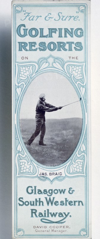 Bookmark issued by the Glasgow & South Western Railway, c1900. Artist: Unknown