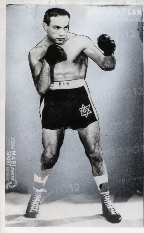 Michael Atlan, Jewish Featherweight Boxer. Artist: Unknown