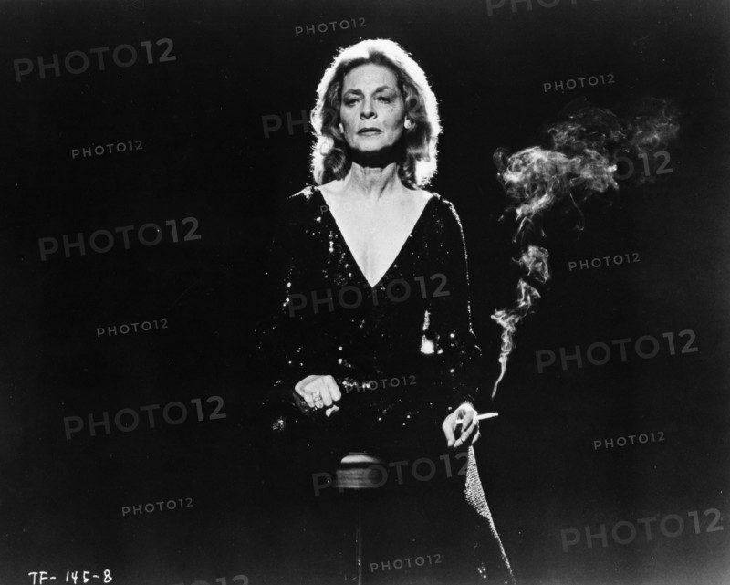 Lauren Bacall (1924- ), American actress, in a scene from 'The Fan', 1981. Artist: Unknown