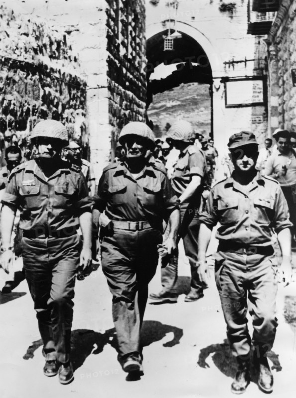 Moshe Dayan (1915-1981), Israeli General and politician, 1967. Artist: Unknown