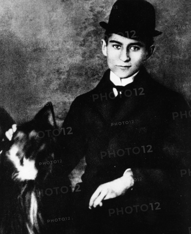 Franz Kafka (1883-1924), Czech writer, as a university student, 1913. Artist: Unknown