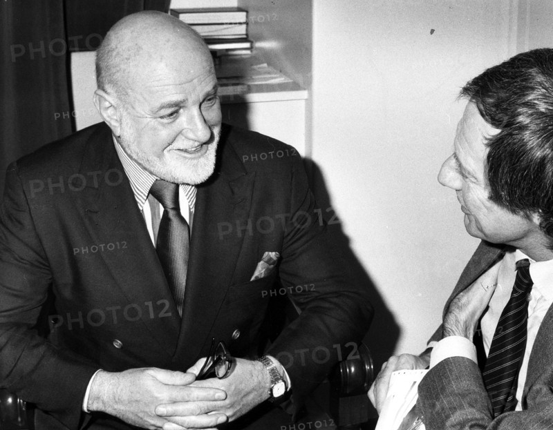 John Schlesinger (1926- ), British Film maker, with Barry Norman, British Film Critic, 1984. Artist: Unknown
