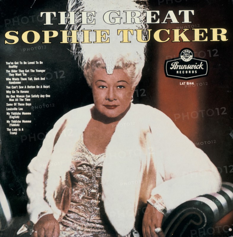 'The Great Sophie Tucker', (1884-1966), American Jewish entertainer. Artist: Unknown