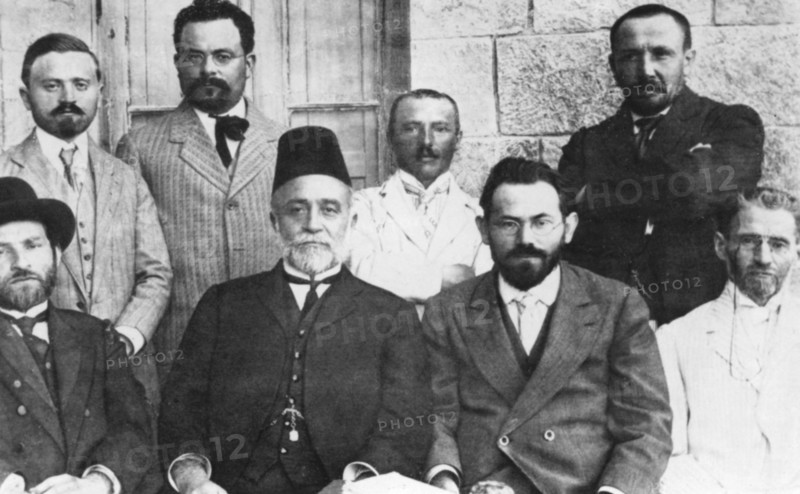 Members of the Hebrew Language Council, 1912. Artist: Unknown