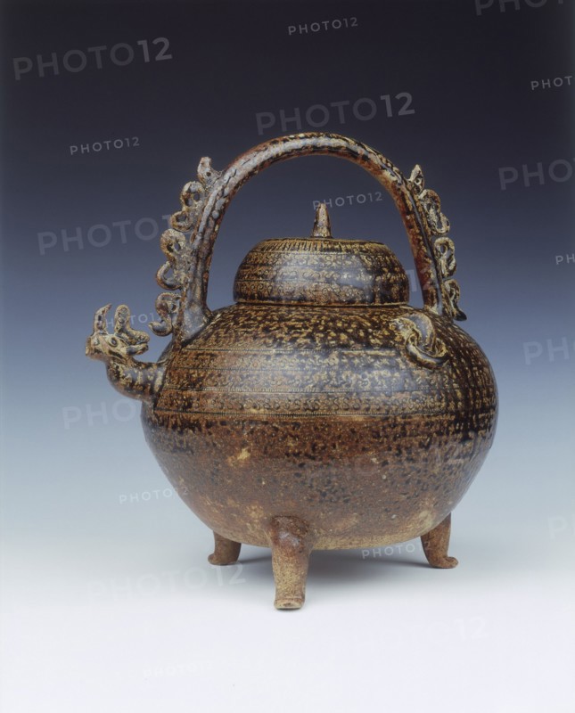 Pottery he with S-stampings, early Warring States period, China, late 5th-early 4th Century BC. Artist: Unknown
