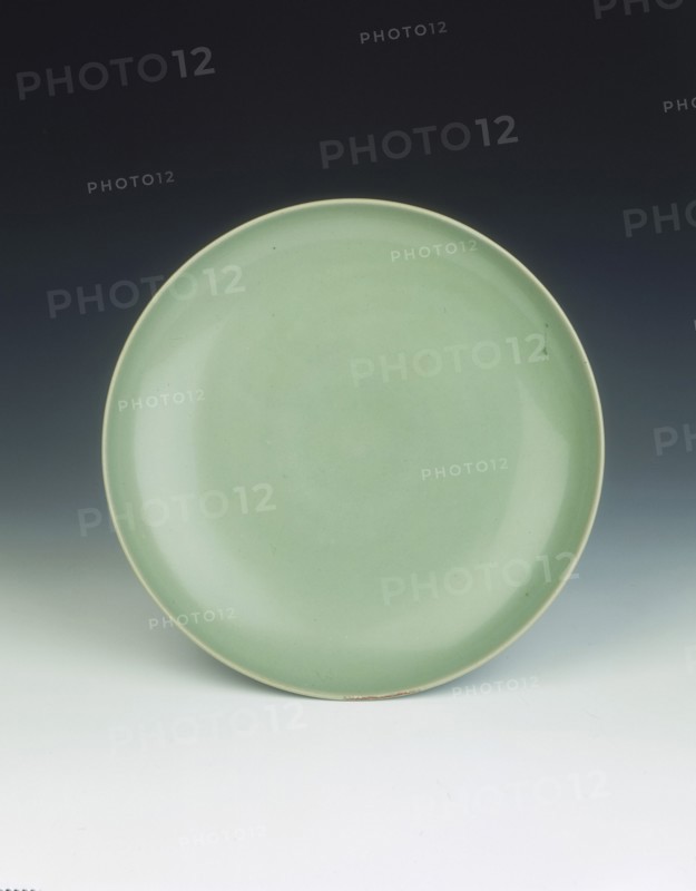 Green Jun stoneware saucer, Northern Song dynasty, China, 11th-early 12th century. Artist: Unknown