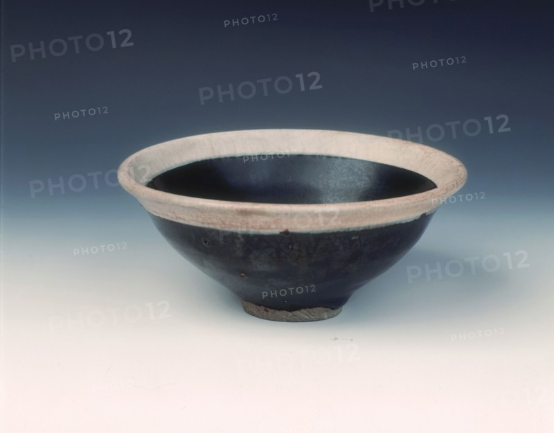 Cizhou white-rimmed temmoku tea bowl, Northern Song dynasty, China, 11th century. Artist: Unknown