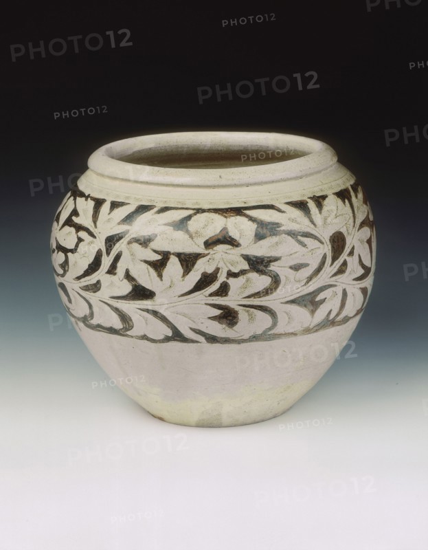 Konwa stoneware jar, Liao dynasty, China, 11th-early 12th century. Artist: Unknown
