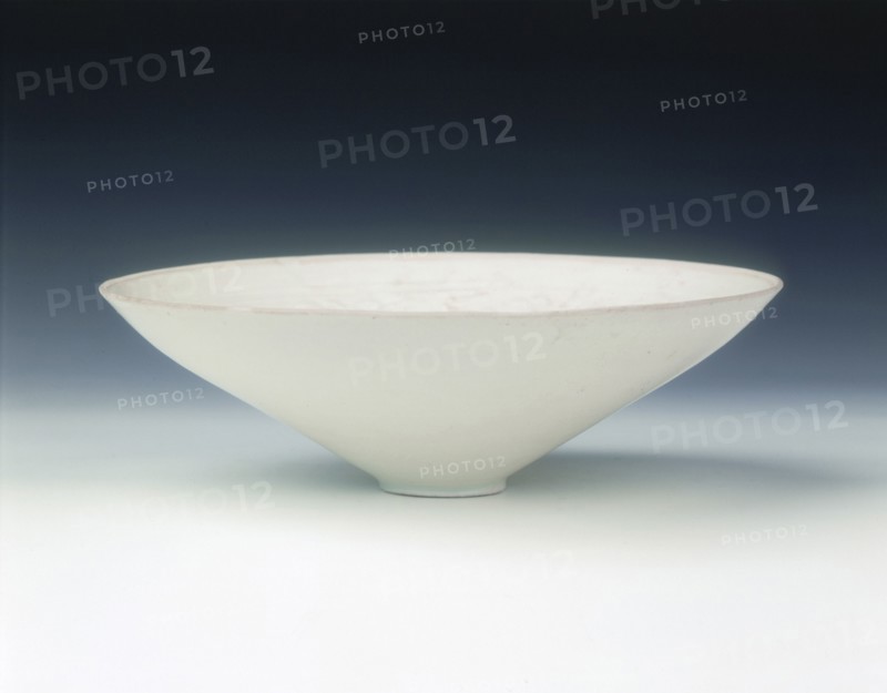 Qingbai bowl with moulded peony sprays, Southern Song dynasty, China, 12th-13th century. Artist: Unknown