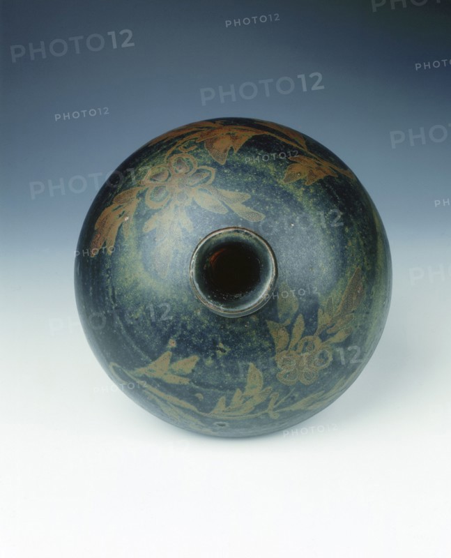 Cizhou-type black stoneware jar, late Jin-early Yuan dynasty, China, 13th century. Artist: Unknown