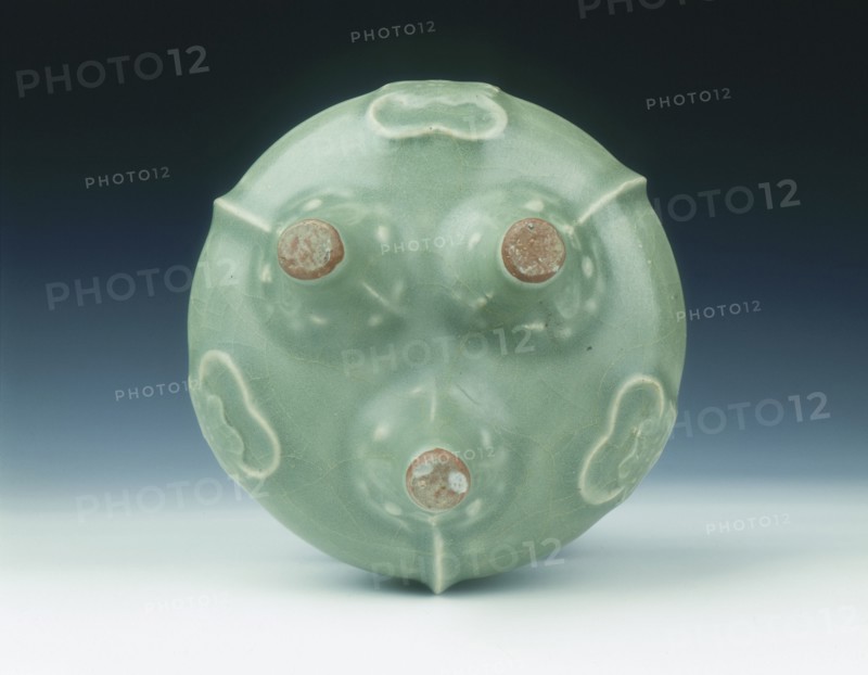 Longquan celadon tripod censer, Yuan dynasty, China, late 13th-early 14th century. Artist: Unknown