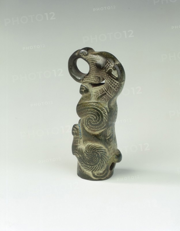 Bronze finial in the shape of an animal, Eastern Zhou dynasty, China, 5th century BC. Artist: Unknown