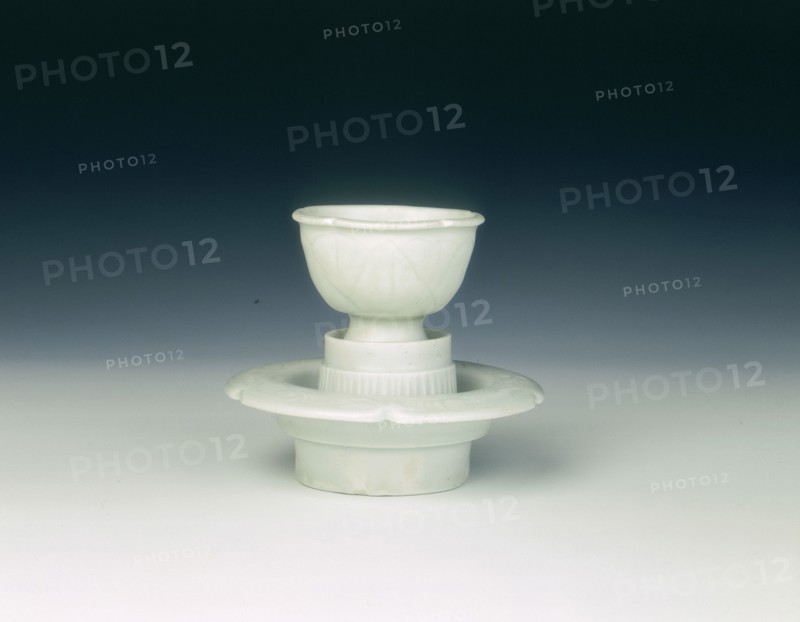 Qingbai cup and stand, China, c960-c1127. Artist: Unknown
