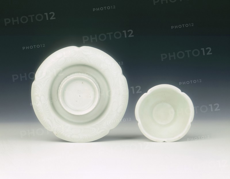 Qingbai cup and stand, China, c960-c1127. Artist: Unknown