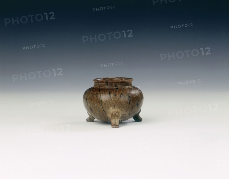 Steatite tripod jarlet, China, 618-907 AD. Artist: Unknown