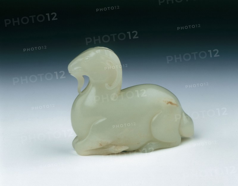 White jade broad-tailed sheep , Northern Song dynasty, China, 960-1127. Artist: Unknown