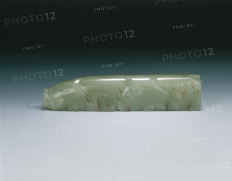 Stylised jade pig, Han dynasty, China, 206 BC-220. Artist: Unknown