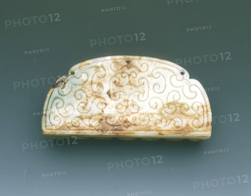Jade chatelaine with cockatoos, Liao or Northern Song dynasty, China, 10th-11th century. Artist: Unknown