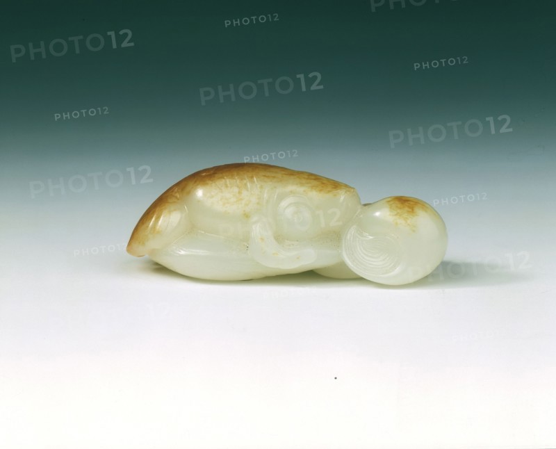 Jade goldfish and shells, Qing dynasty, China, probably early 18th century. Artist: Unknown