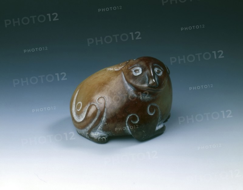 Jade mythical animal, Yuan dynasty, China, 1279-1368. Artist: Unknown