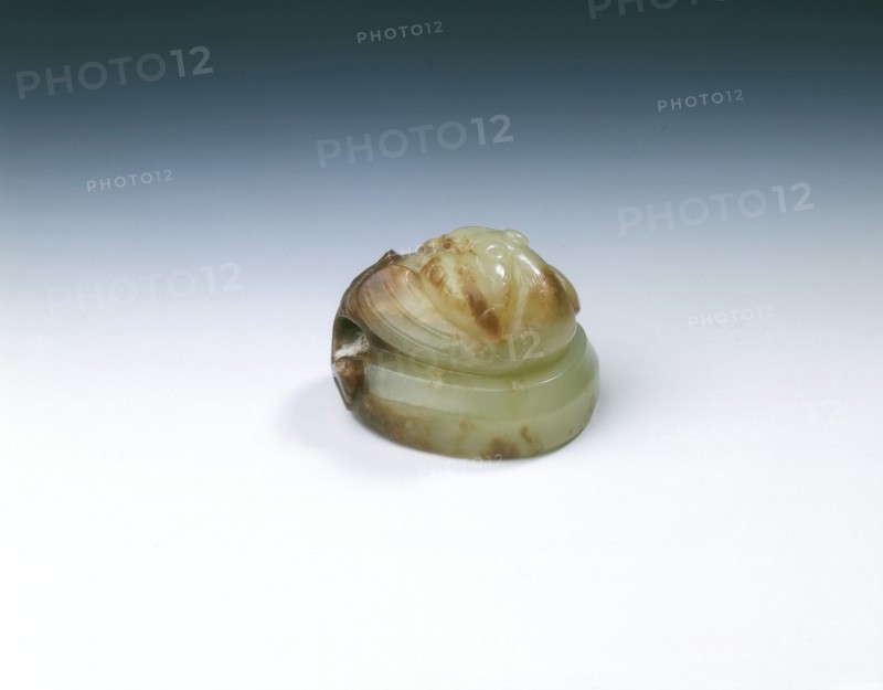 Jade oval seal with phoenix finial, Tang dynasty-Northern Song dynasty, China, 9th-11th century. Artist: Unknown