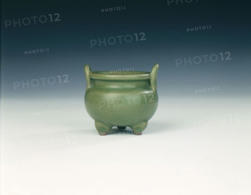 Celadon tripod censer, Yuan dynasty, China, 1279-1368. Artist: Unknown