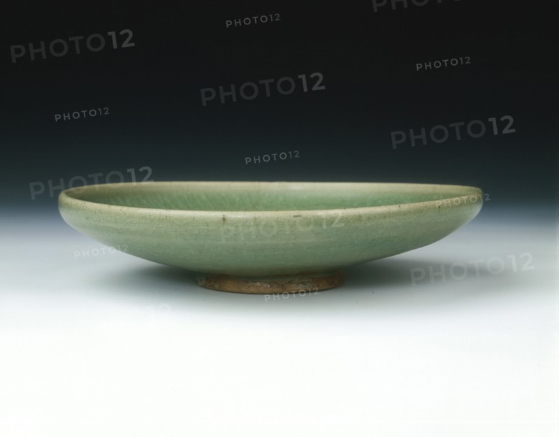 Green Jun saucer, Jin dynasty, China, 1127-1234. Artist: Unknown