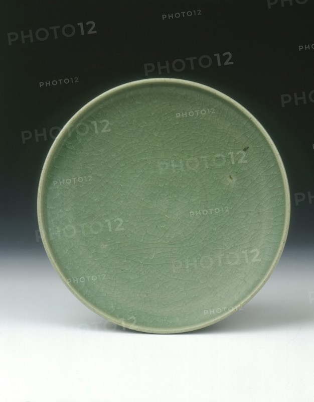 Green Jun saucer, Jin dynasty, China, 1127-1234. Artist: Unknown