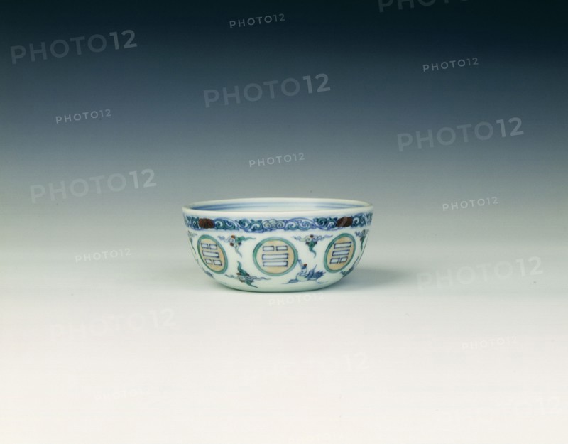 Doucai cup, Qing dynasty, late Kangxi period, China, 1700-1722. Artist: Unknown