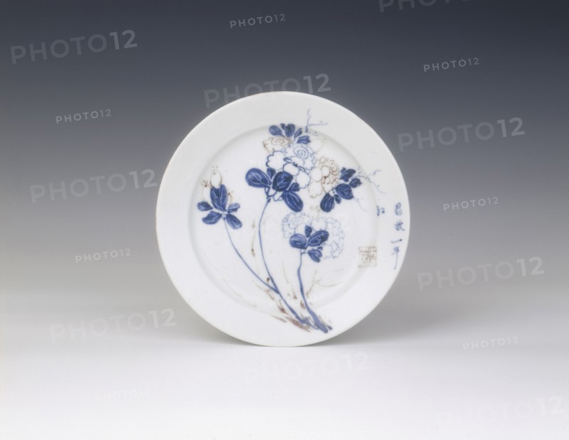 Blue and white porcelain plate, Qing dynasty, mid Kangxi period, China, 1683-1700. Artist: Unknown