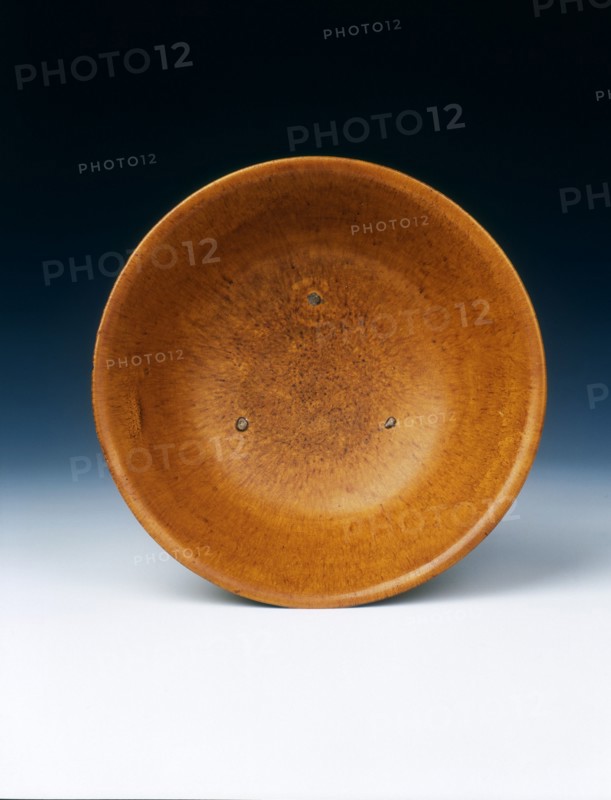 Amber lead glazed bowl, Liao dynasty, China, 907-1125 AD. Artist: Unknown