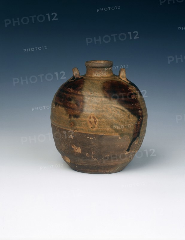 Changsha stoneware jar, Late Tang or Five Dynasties, China, 9th-10th century. Artist: Unknown