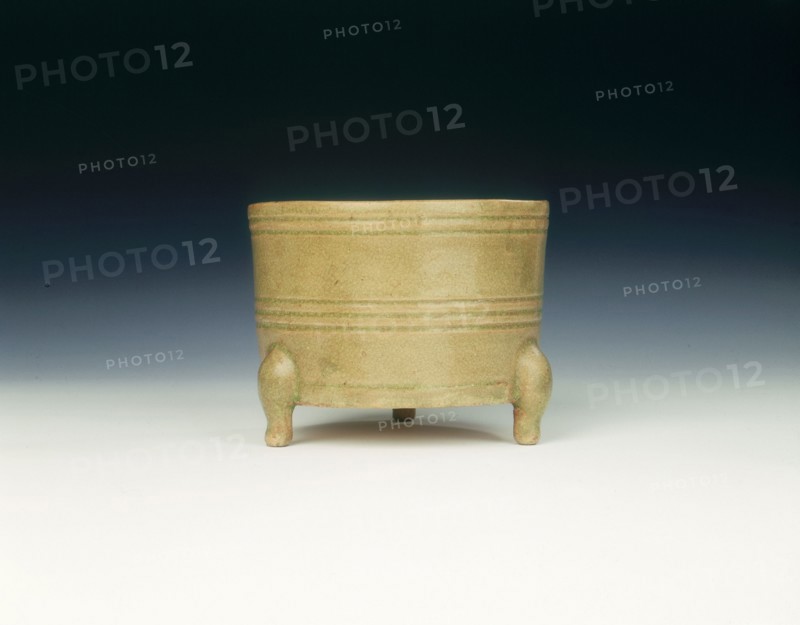 Celadon tripod censer, China or Vietnam, 11th-13th century. Artist: Unknown