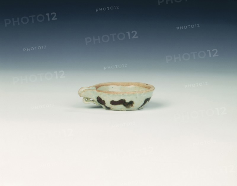 Miniature spouted qingbai bowl, Yuan dynasty, China, 14th century. Artist: Unknown