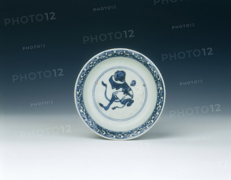 Blue and white saucer, Ming dynasty, late Wanli period, China, 1600-1620. Artist: Unknown